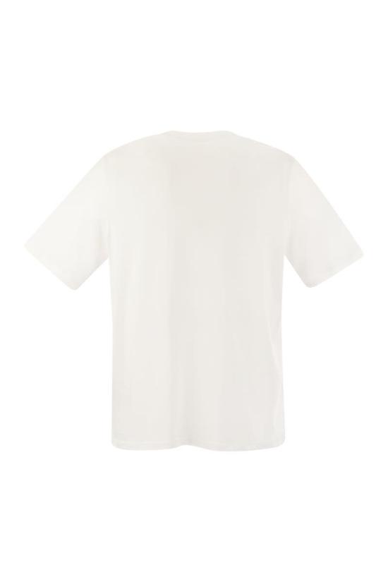  마제스틱필라쳐 반팔 티셔츠 S24M296 HTS216 001 WHITE - MAJESTIC FILATURES