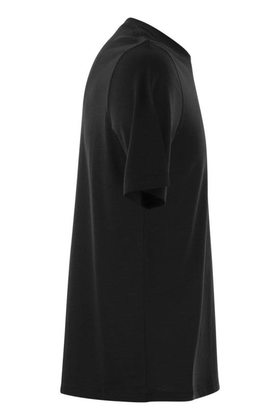  마제스틱필라쳐 반팔 티셔츠 S24M296 HTS216 002 BLACK - MAJESTIC FILATURES
