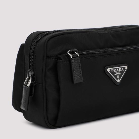 26FW 프라다 삼각로고 리나일론 벨트백 2VL977VWOO2DMG F0002 BLACK - PRADA