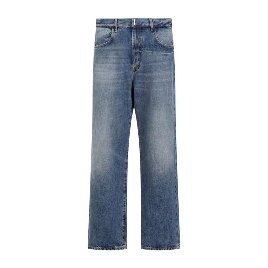 25SS 지방시 스트레이트 팬츠 BM51E35Y99 415 Denim