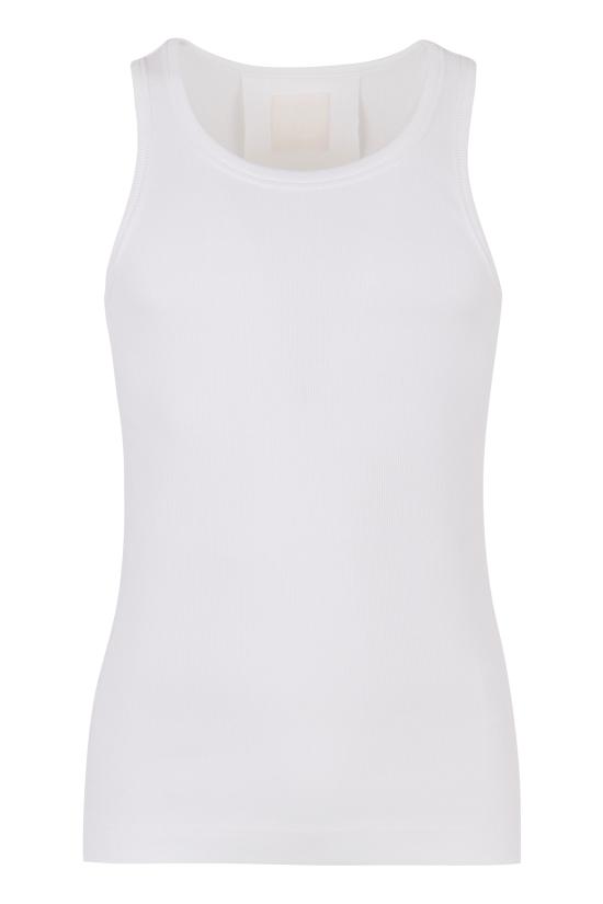  지방시 민소매 티셔츠 BM71KY3YLE 100 White