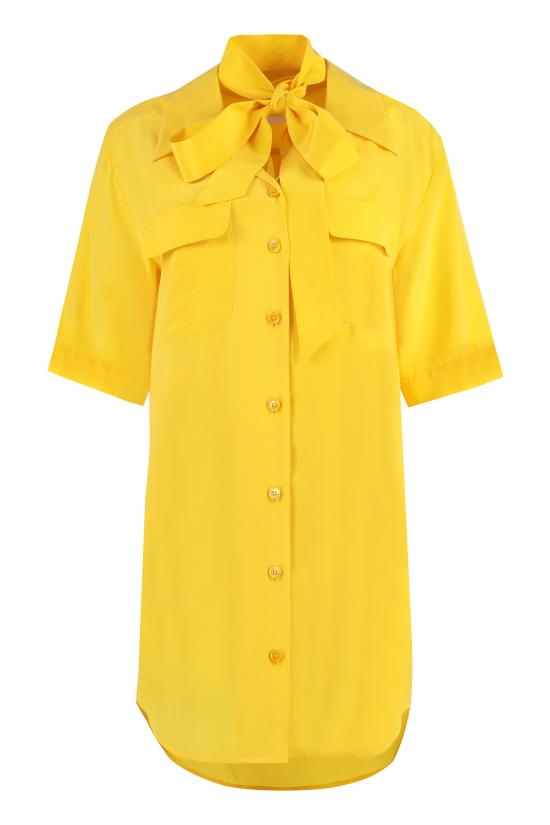  이큅먼트 미디 원피스 D0019LFQ23 SOLEILDEPRINTEMPS Yellow