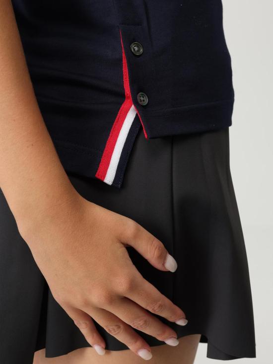 25FW 톰브라운 반팔 티셔츠 FJS075A00042 415 Blue - THOM BROWNE