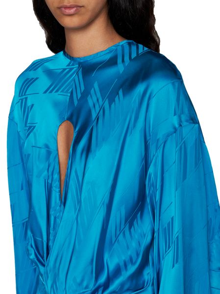  디 아티코 숏 원피스 237WCA206V053 258 blue - THE ATTICO