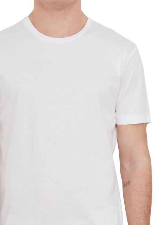  다니엘알렉산드리니 반팔 티셔츠 HM9512A3344002 WHITE - DANIELE ALESSANDRINI