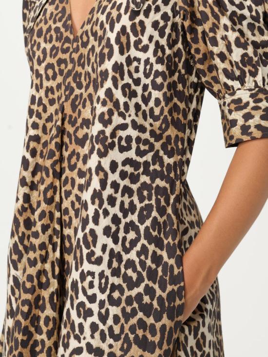 25FW 가니 롱 원피스 F8842 943 Brown - GANNI