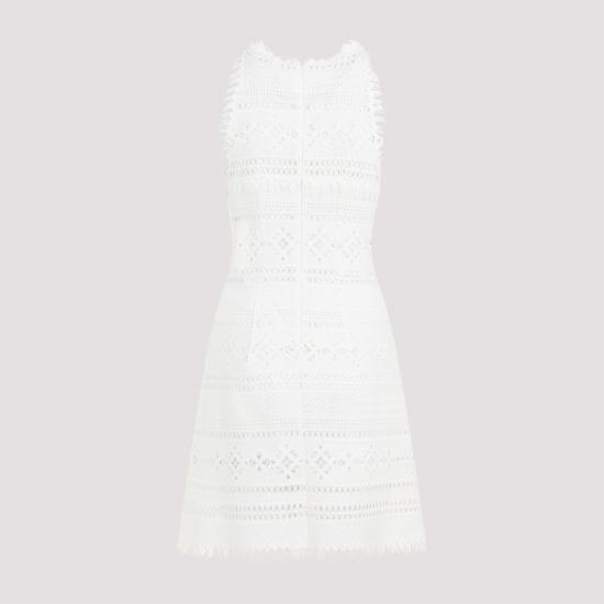  에르마노 설비노 미디 원피스 D442Q729DHW 14800 WHITE - ERMANNO SCERVINO