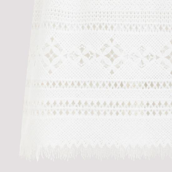  에르마노 설비노 미디 원피스 D442Q729DHW 14800 WHITE - ERMANNO SCERVINO