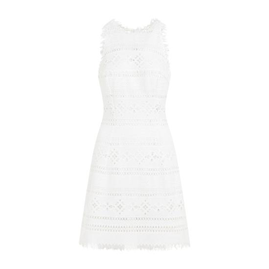  에르마노 설비노 미디 원피스 D442Q729DHW 14800 WHITE