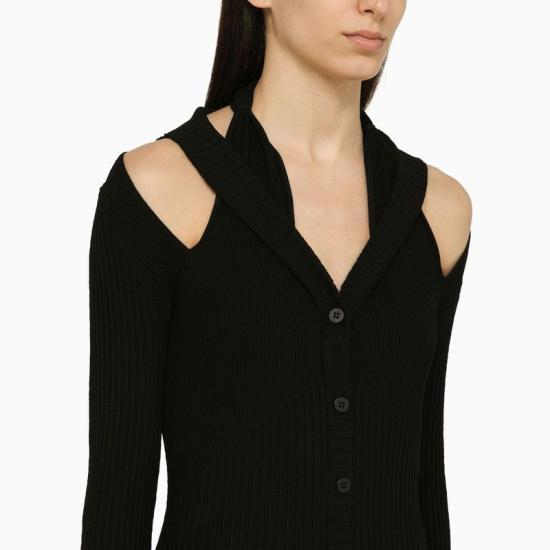  안드레아 아다모 숏 원피스 ADPS24DR15748169VI 0473 BLACK - ANDREA ADAMO