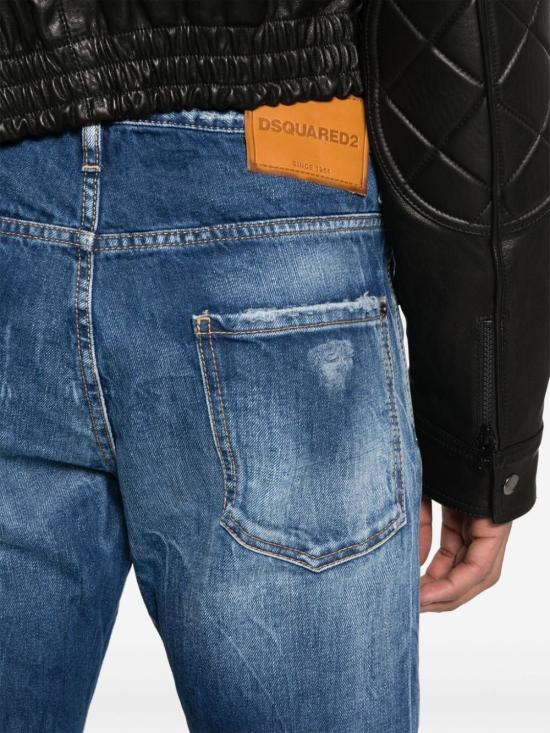  디스퀘어드2 스트레이트 팬츠 22XS71LB1378S30891470 BLUE NAVY - DSQUARED2