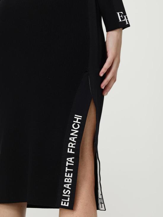 25FW 엘리자베타프랜치 롱 원피스 AM03S EF3 Black - ELISABETTA FRANCHI