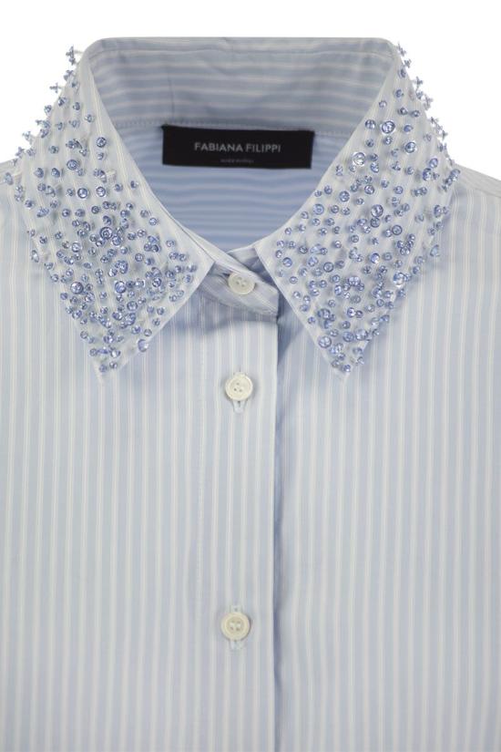  파비아나 필리피 블라우스 CAD274F238D667 VRU LIGHT BLUE