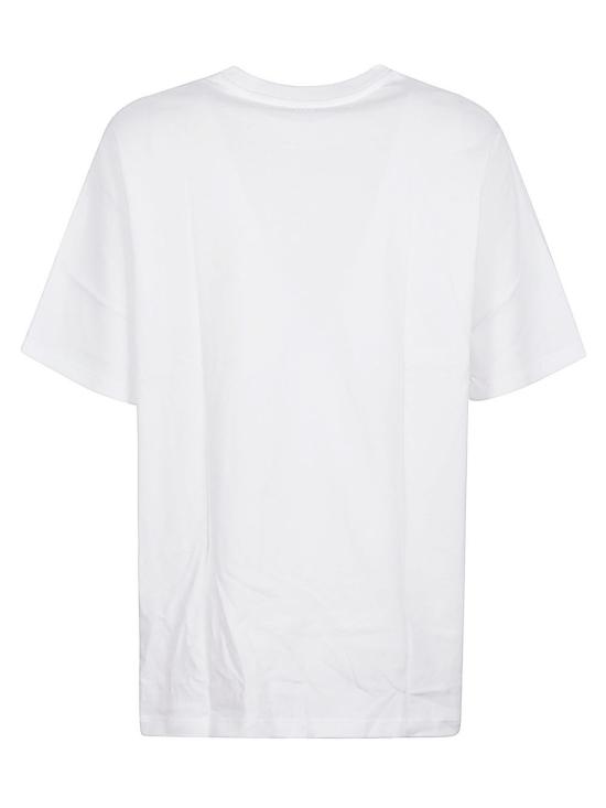  마제스틱필라쳐 반팔 티셔츠 M406FTS787COLROND001 White - MAJESTIC FILATURES