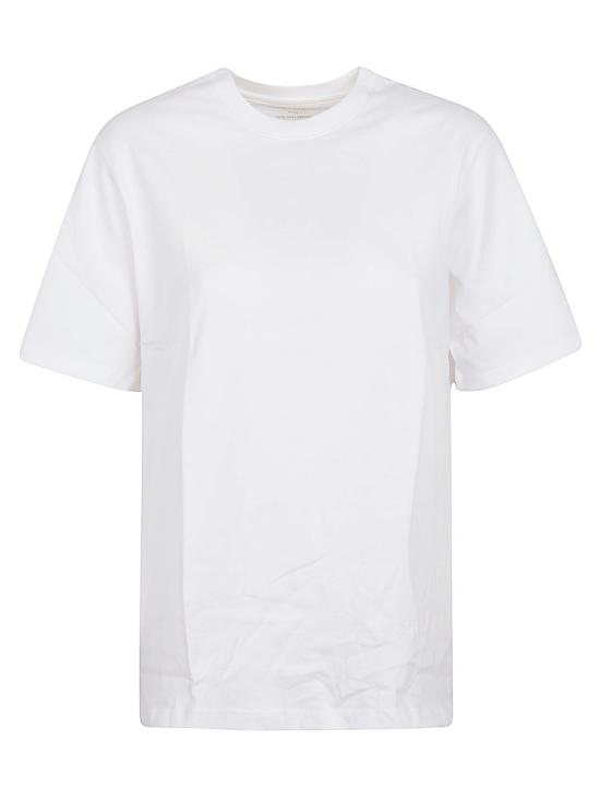 마제스틱필라쳐 반팔 티셔츠 M406FTS787COLROND001 White