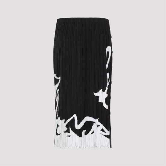  랑방 미디 스커트 RWST00055904P24 10 BLACK - LANVIN