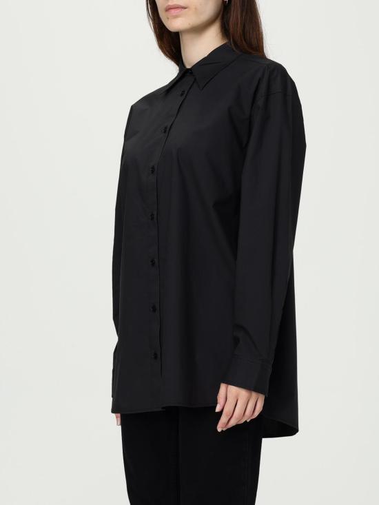 25FW 토템 셔츠 252WRT0480FB0415 263 Black - TOTEME