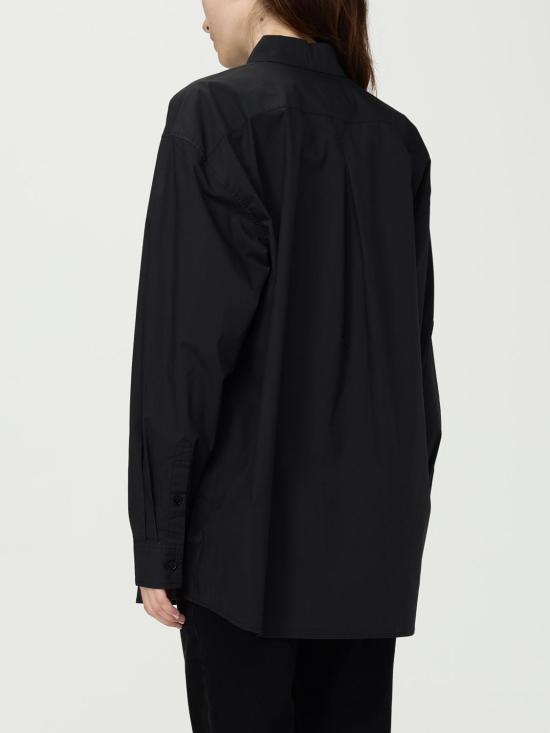 25FW 토템 셔츠 252WRT0480FB0415 263 Black - TOTEME
