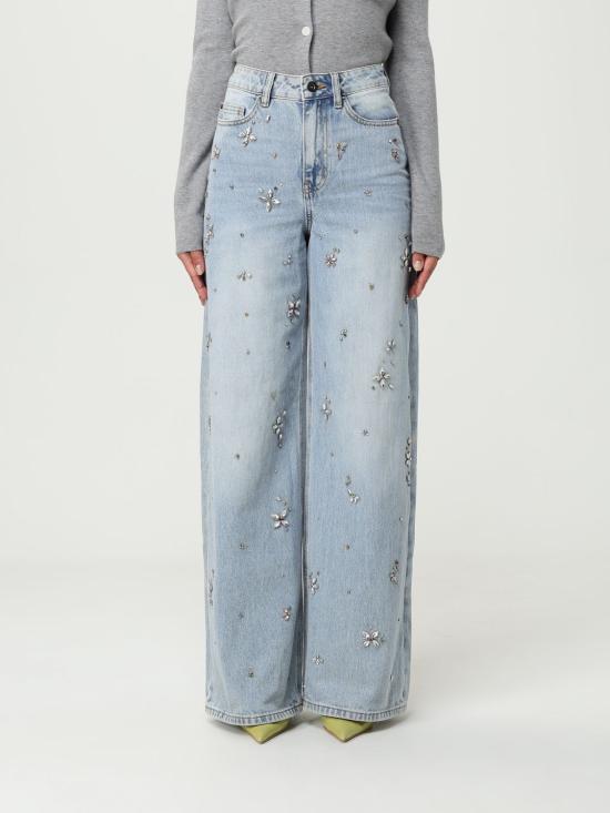 25FW 셀프 포트레이트 데님 스커트 AW25828PABL BL Denim