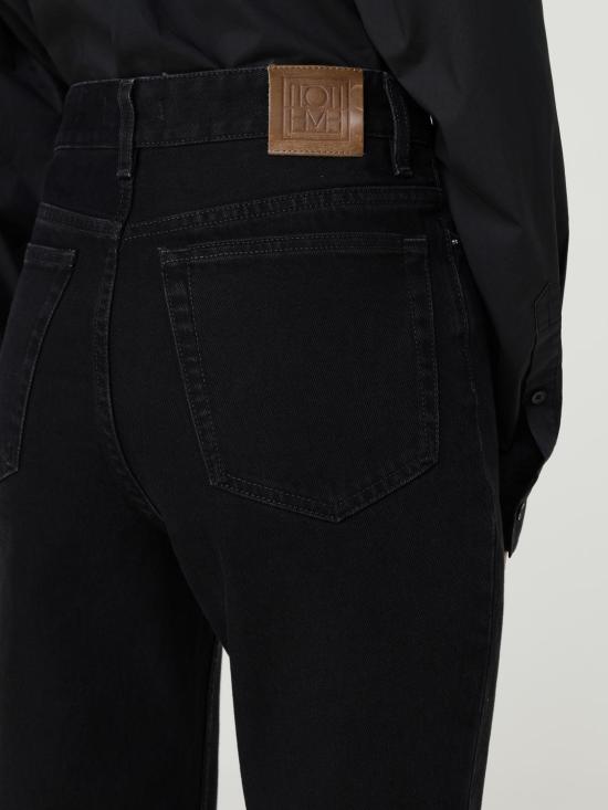 25FW 토템 데님 팬츠 252WRB0271FB0046 001 Black - TOTEME