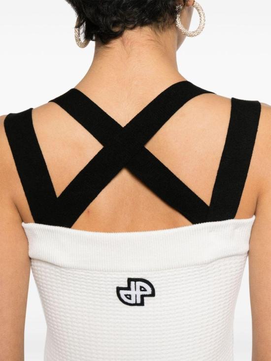  파투 숏 원피스 KN1718070 001W WHITE - PATOU