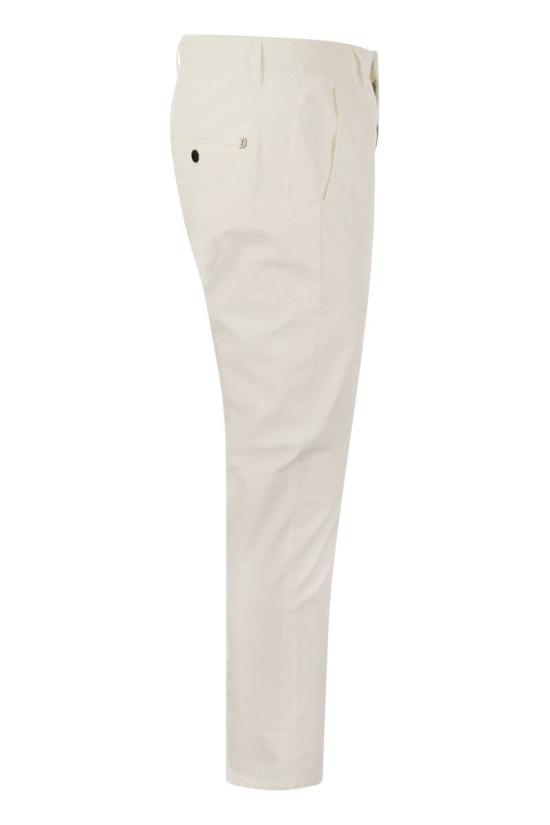  돈답 스트레이트 팬츠 UP518PSE025UPTDDU 000 WHITE - DONDUP