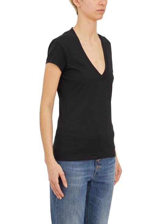  돈답 반팔 티셔츠 HDSJS0280ZL4DDS24999 BLACK - DONDUP