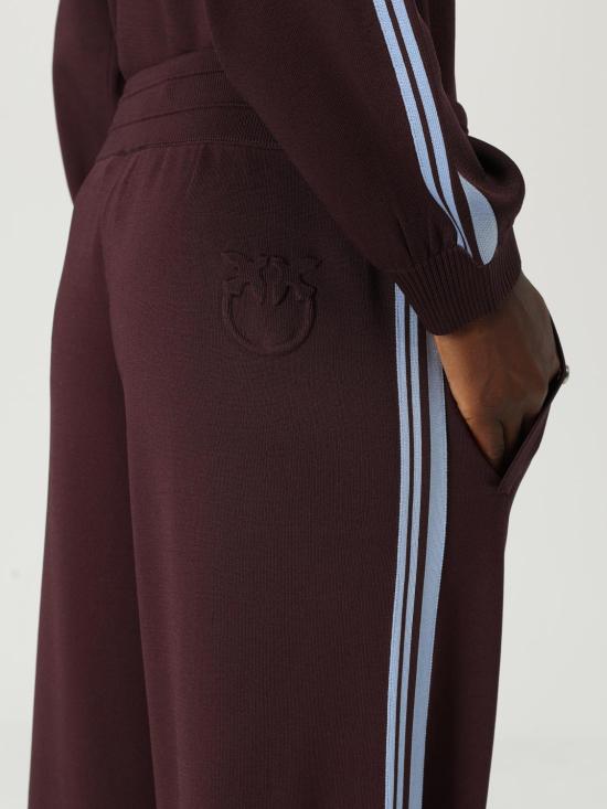 25FW 핑코 스트레이트 팬츠 105394A2FQ R57 Burgundy - PINKO