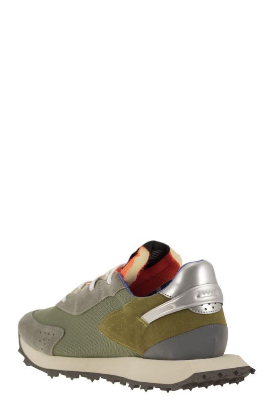  런오브 스니커즈 STARTM40311 SALVIA GREEN SILVER - RUN OF