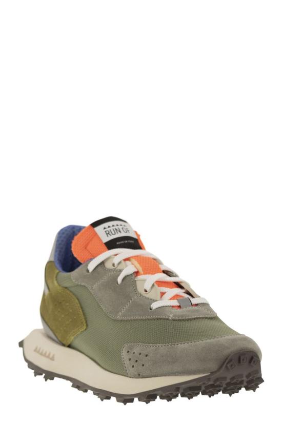  런오브 스니커즈 STARTM40311 SALVIA GREEN SILVER - RUN OF