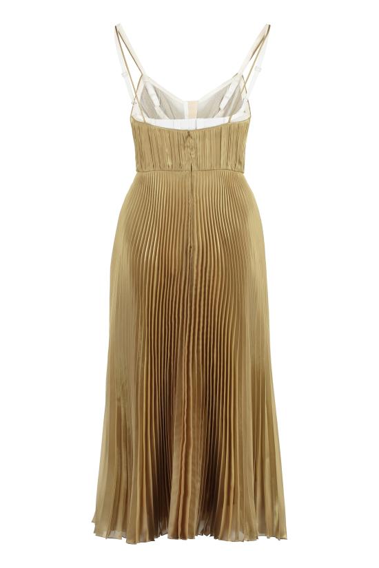 프라다 미디 원피스 P3I80S2311D9E F0037 Gold - PRADA