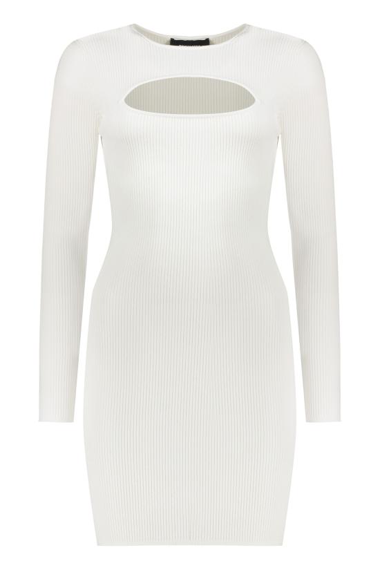  디스퀘어드2 미디 원피스 S75CV0593S18171 100 White