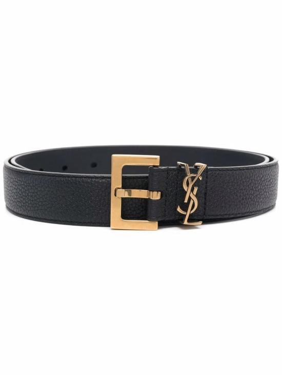 26FW 생로랑 모노그램 벨트 634440DTI0W 1000 BLACK