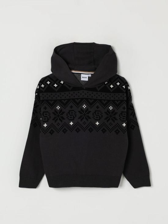 25FW [키즈] 보스 풀오버 J52347 A46 Grey