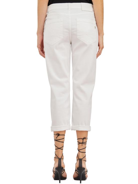  돈답 크롭 팬츠 HDP268BBS0030PTDDDS24000 WHITE - DONDUP