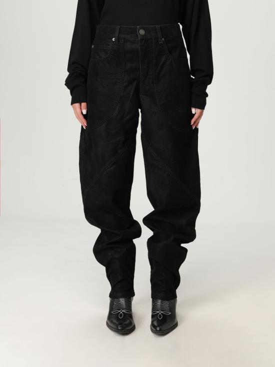 25FW 이자벨마랑에뚜왈 트레이닝/조거 팬츠 PA0556FAC3B01E 01BK Black