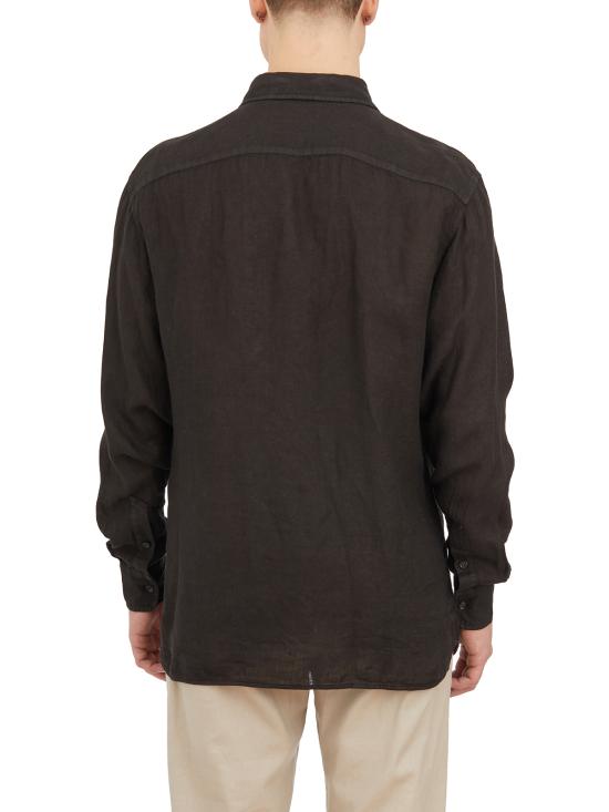  파올로페코라 긴팔 셔츠 HG01236199000 BLACK - PAOLO PECORA