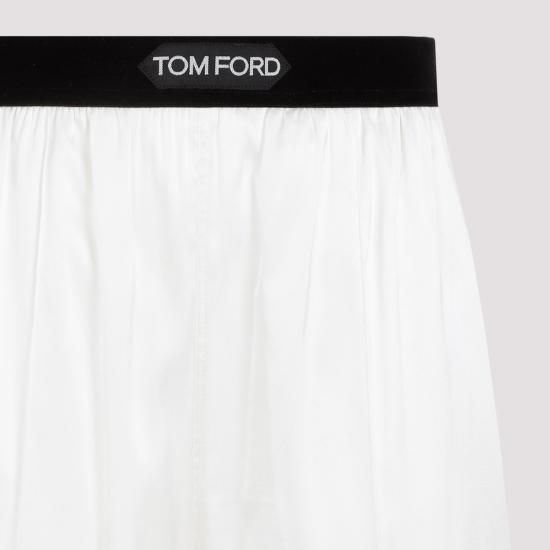 25SS 톰포드 로고 밴딩 파자마 팬츠 PAW397FAX881 AW013 WHITE - TOMFORD