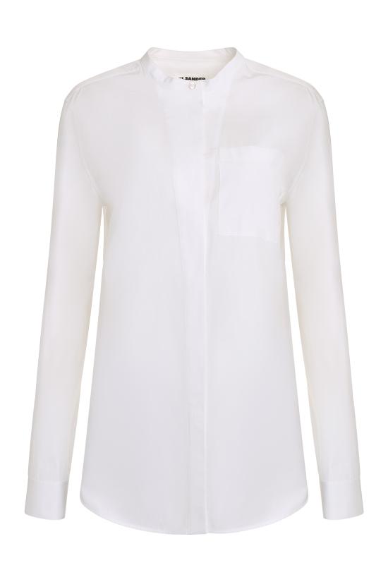  질샌더 긴팔 티셔츠 J05DL0002J45001 100 White