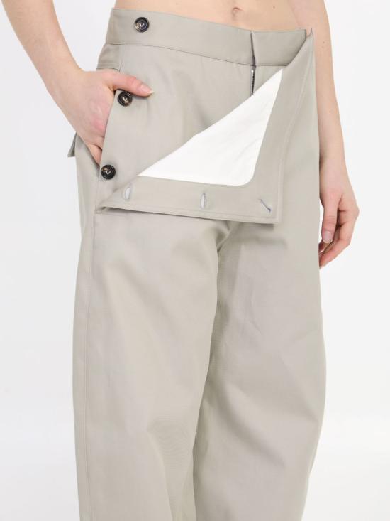  보테가베네타 스트레이트 팬츠 792238V2T10 8390 BEIGE - BOTTEGA VENETA