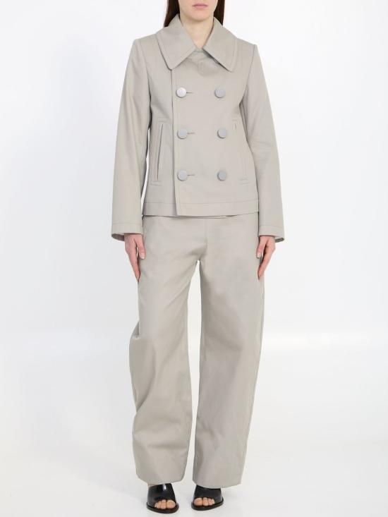  보테가베네타 스트레이트 팬츠 792238V2T10 8390 BEIGE - BOTTEGA VENETA