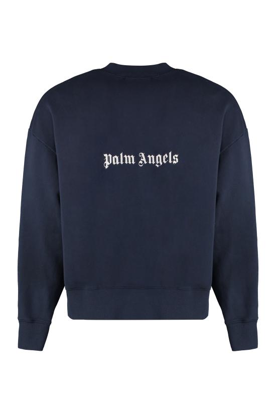  팜앤젤스 긴팔 티셔츠 PMBA080S24FLE004 4603 blue - PALM ANGELS