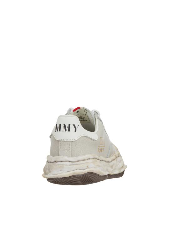  메종 미하라 야스히로 블레이키 VL OG 솔 레더 로우탑 스니커즈 HA12FW720 WHITE - MAISON MIHARA YASUHIRO