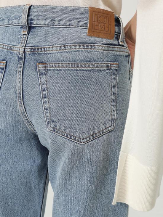 25FW 토템 데님 팬츠 252WRB0270FB0423 305 Gnawed Blue - TOTEME