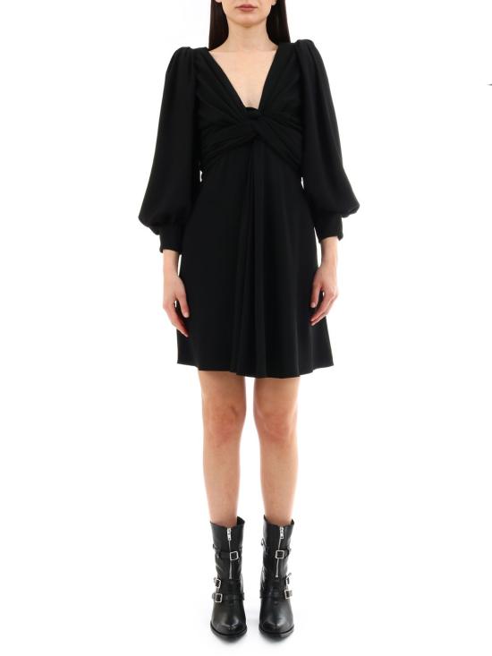  셀린느 미디 원피스 2R294865C 38NO BLACK - CELINE
