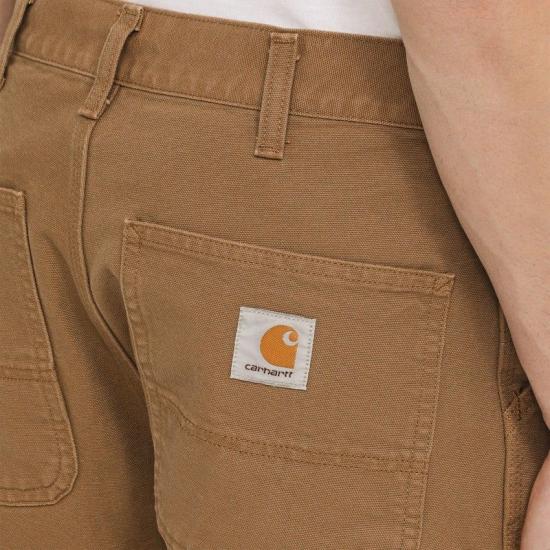  칼하트 WIP 디어본 캔버스 더블 니 팬츠 I031501CO HZ02 BROWN - CARHARTT WIP