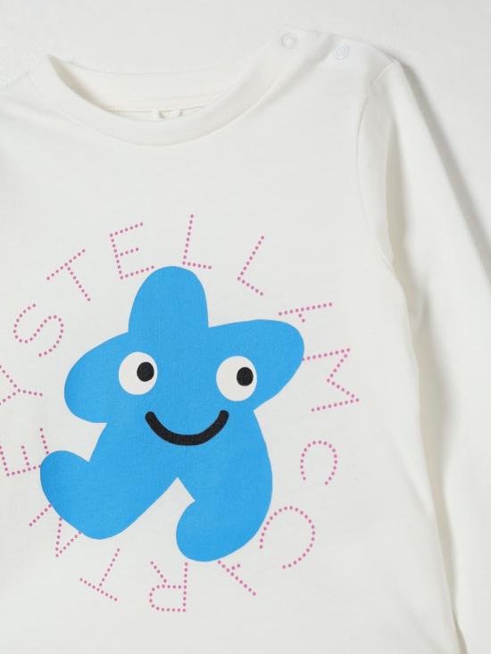 25FW [키즈] 스텔라 맥카트니 티셔츠 TX8100Z0434 101 White - STELLA MCCARTNEY