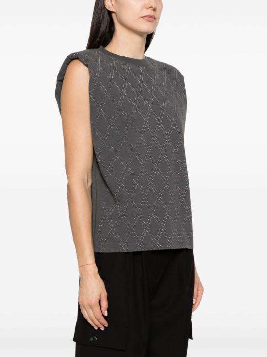  골든구스 반팔 티셔츠 GWP01449P001446 60318 GREY - GOLDEN GOOSE