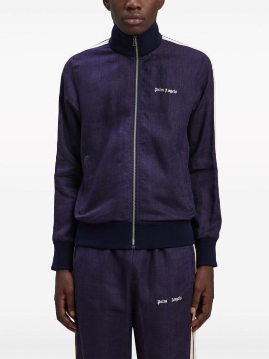  팜앤젤스 스웨터 PMBD072S24FAB0014603 Blue - PALM ANGELS