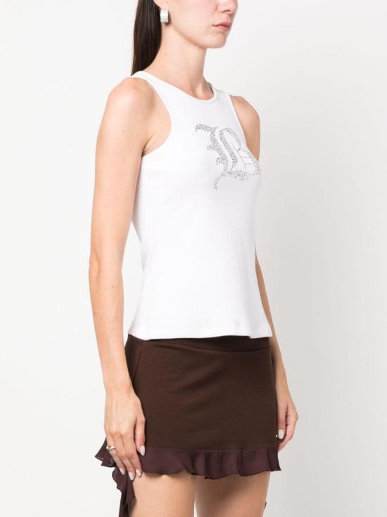  블루마린 반팔 티셔츠 2T049AN0100 White - BLUMARINE